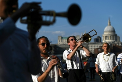 London's music goes underground to beat lockdown blues