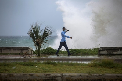 Tropical storm Elsa lashing Haiti with gusty winds