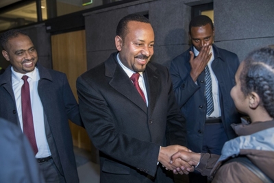 Pressured at home, Ethiopia PM picks up Nobel Peace Prize