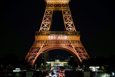 Eiffel Tower celebrates 130th birthday