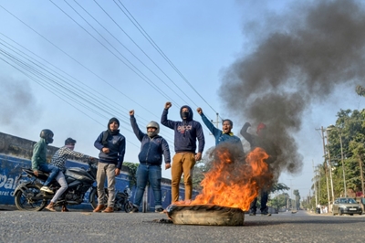 Protests rage in northeast India over citizenship bill