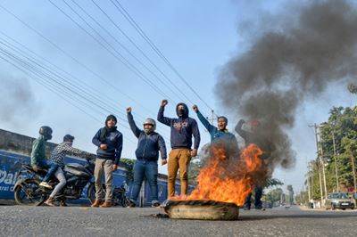 Protests rage in northeast India over citizenship bill