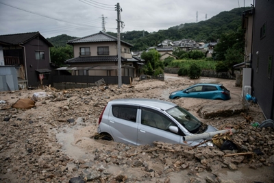 Japan rains death toll hits 75