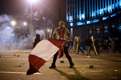 Peru sees more demos, first protester killed