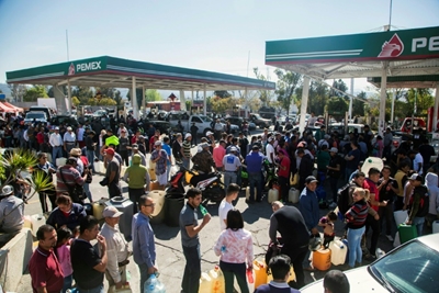 'Don't panic,' Mexico president says as fuel shortages spiral
