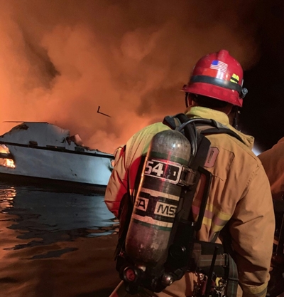 Over 30 trapped on burning boat off California, many feared dead