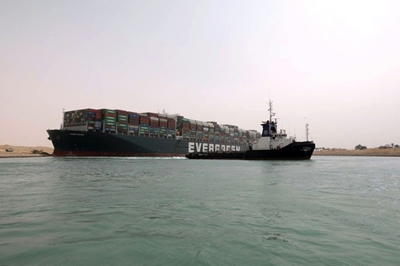 Ever Given ship in Suez Canal moved '80%' in right direction