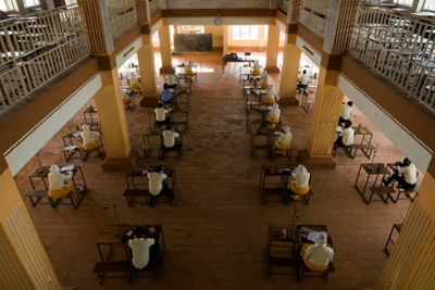 Ugandan children back to school after nearly 2-year Covid closure