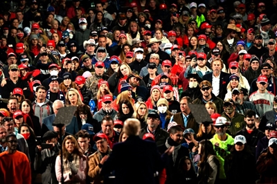 New pleas for masks as Trump rally ignores Covid risk