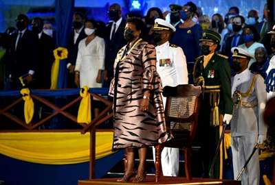 Barbados declared a republic, removing Queen Elizabeth II