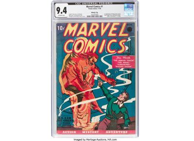From 10 cents to $1.3 million, first Marvel comic sets auction record