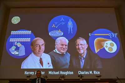 US-British trio win Nobel Medicine Prize for Hepatitis C discovery