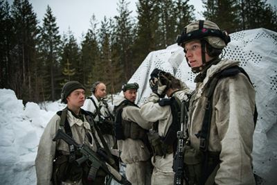 Sweden's snowy forests provide setting for Arctic warfare training