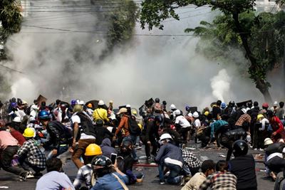 Myanmar anti-coup protesters return after deadliest day