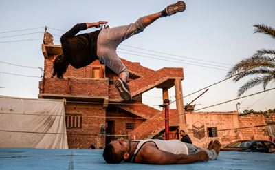 Egyptian enthusiasts get American wrestling off the ground
