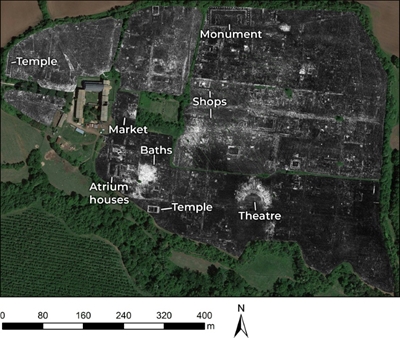 Buried Roman city revealed with ground penetrating radar
