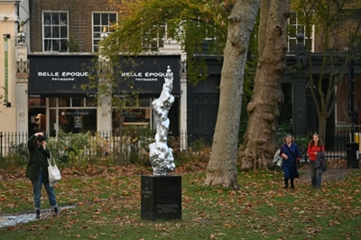 Backlash over nude memorial to British feminist icon