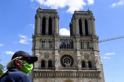 Paris reopens square at fire-scarred Notre-Dame cathedral