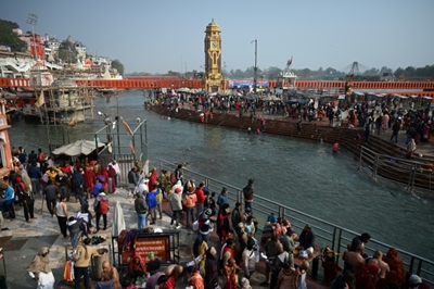 Coronavirus fails to deter India's massive Ganges pilgrimage