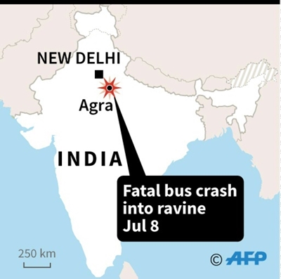29 killed in bus crash on Indian expressway