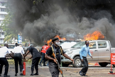 Uganda police kill 5 suspects as attacks probe widens