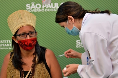 Brazil approves two Covid vaccines, Sao Paulo nurse gets first jab