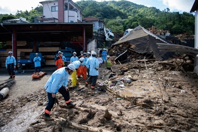 Japan rains death toll nears 200