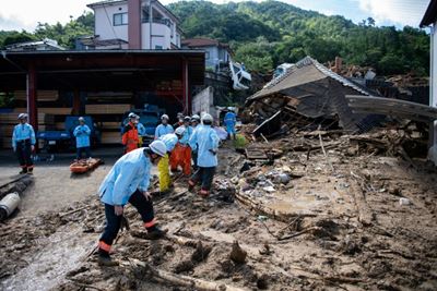Japan rains death toll nears 200