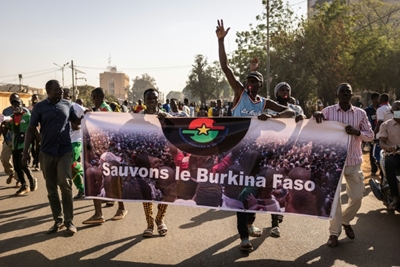 Several injured after Burkina police fire tear gas at protesters