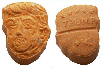 Drug dealers nabbed with Trump-shaped ecstasy pills