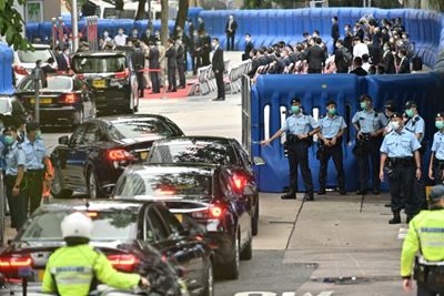 China opens new Hong Kong security agency headquarters