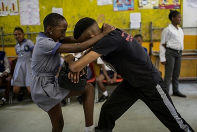 As rape crisis grows, SA pupils learn how to fight back