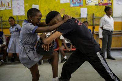 As rape crisis grows, SA pupils learn how to fight back