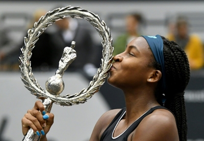 Teenage star Gauff beats Ostapenko to win first WTA title