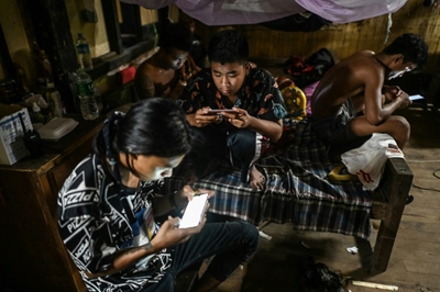 Myanmar shutdown marks grim year for web freedom