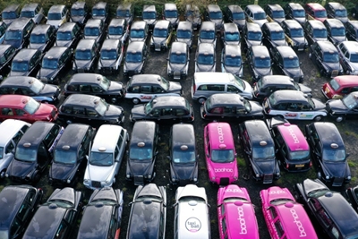 Taxi to nowhere: virus measures hit London black cab business