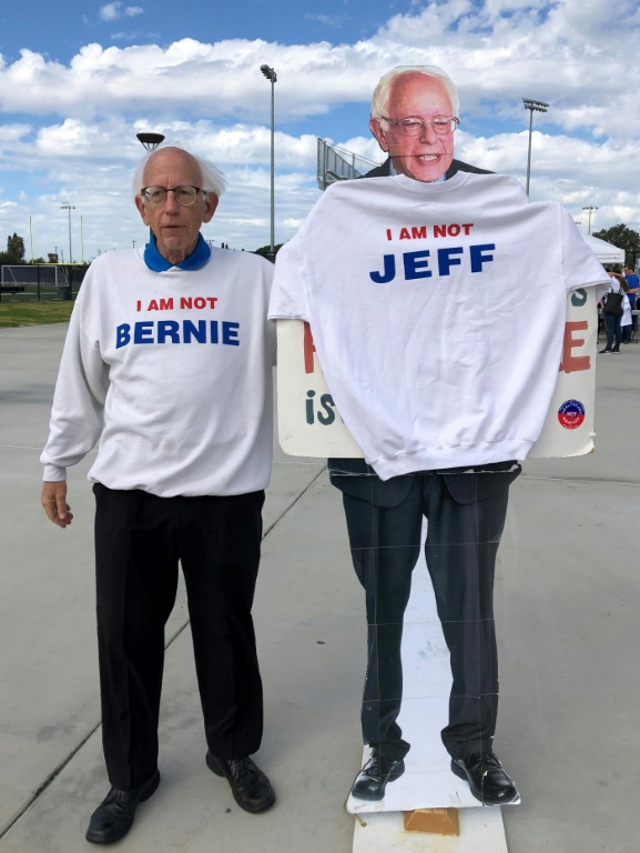 Bernie Sanders Look-alike Enjoying The Ride | George Herald