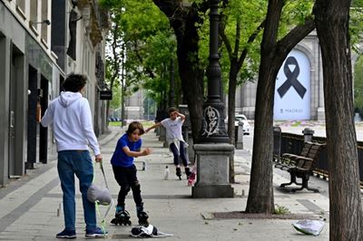 'We're going out!': Spanish kids reclaim streets after weeks indoors