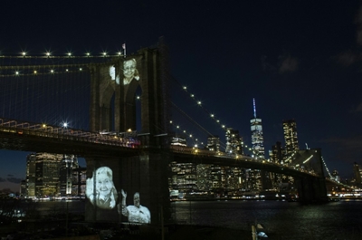 New York City pays emotional tribute to more than 30,000 Covid deaths
