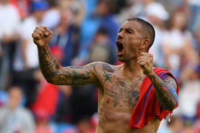 Serbia's Kolarov given boxy Lada for World Cup goal