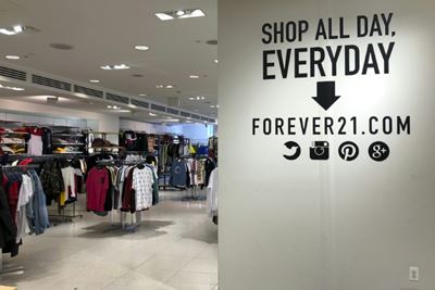 Fast-fashion retailer Forever 21 files for bankruptcy