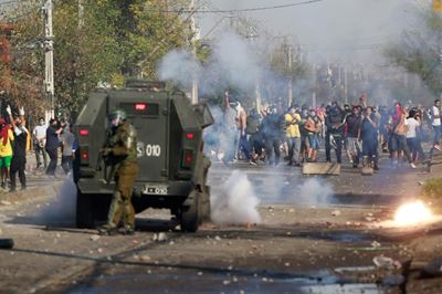 Chile virus cases soar as soldiers deploy following unrest