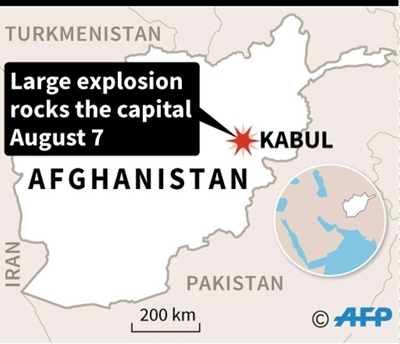 At least 95 wounded in Taliban blast in Kabul