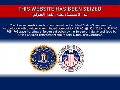 US seizes Iranian state news websites