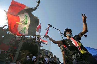 Iraq crude stuck at field for third day as protests cut roads