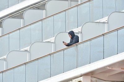 Pranks and patience: passing the time on the Diamond Princess