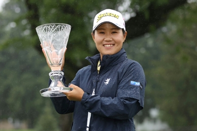 Hataoka nabs LPGA title in Ohio as rain washes out final round