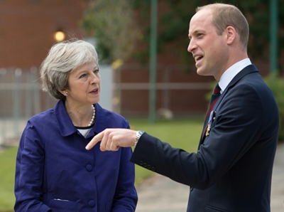 Theresa May, Prince William mark centenary of key WW1 battle