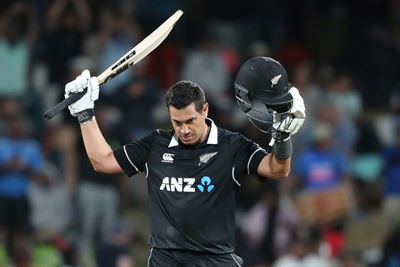 New Zealand's Taylor vows to bat on after unique 100-caps milestone