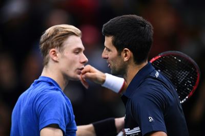 Shapovalov says 'it doesn't stop here' after Djokovic defeat